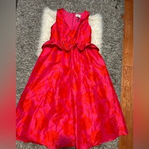 Pink Floral Maxi Dress